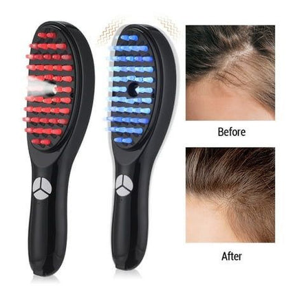 LED Steam & Vibration Hair Growth Brush – Scalp Therapy for Thicker, Healthier Hair