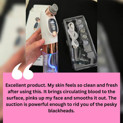 Vacuum Pore Cleaner | Mini Hydra Facial Device | 6 Month Warranty | With Free Of Cost Gift