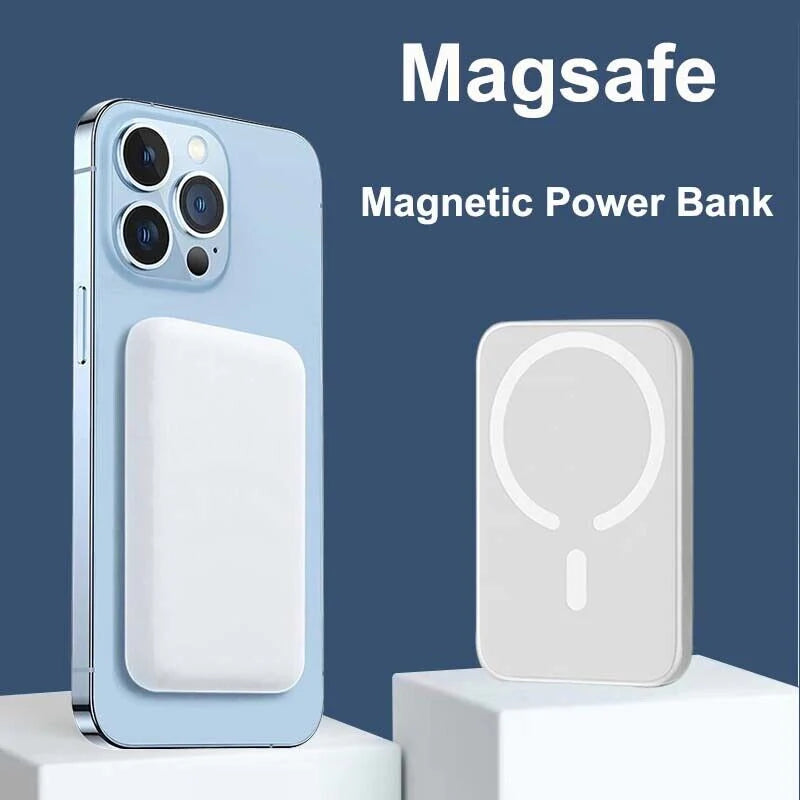 Wireless Power bank for iphone 5000 mah battery and 20w fast charging